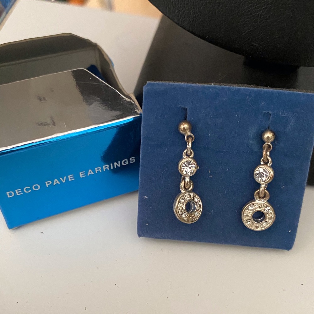 Vintage Avon pierced earring DECO fave no’s